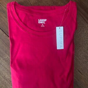 Lands' End Supima Cotton long-sleeve tee